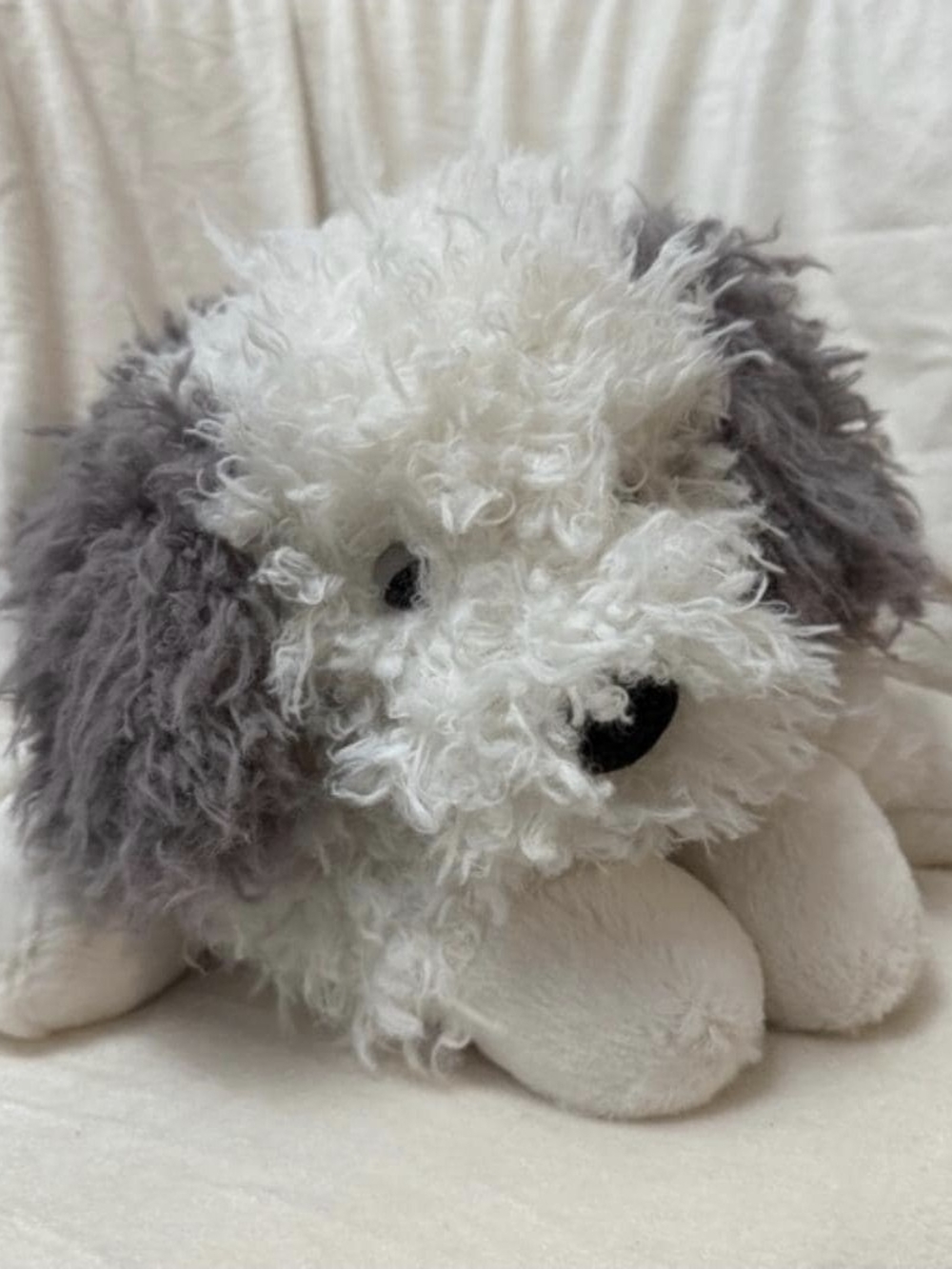 Jellycat Floofie Sheepdog Plush - EUC - Retired Rare Scruffy Puppy Dog